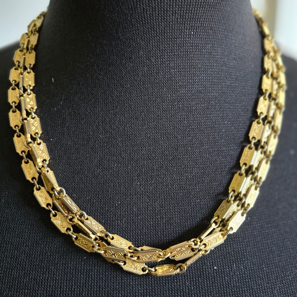 ✨ 60-Inch Gold-Tone Necklace by Accessocraft N.Y.C. ✨ - Picture 1 of 5